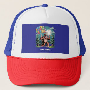 Casquette Amusant Bigfoot fête d'anniversaire Bash Balloons
