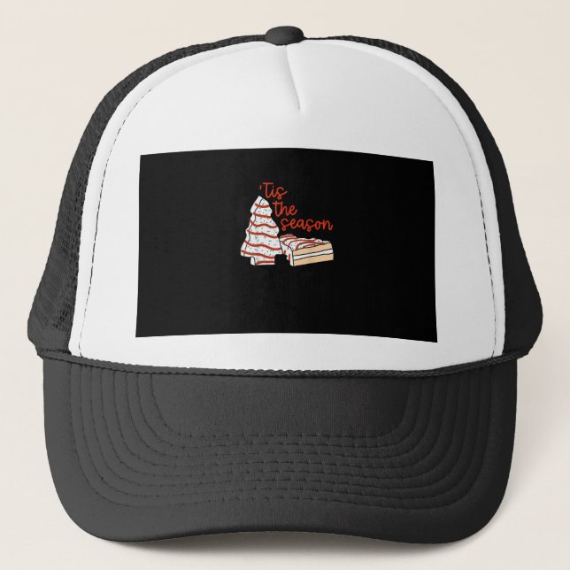Casquette Amusant C'Est La Saison Design Arbre De Noël (Devant)