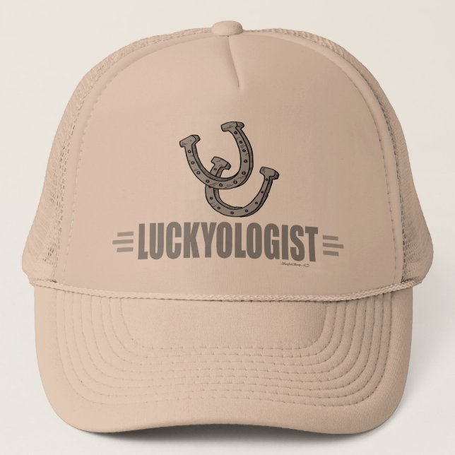 Casquette Amusant chanceux (Devant)