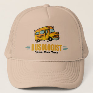 Casquette Amusant Conducteur de bus scolaire Jaune