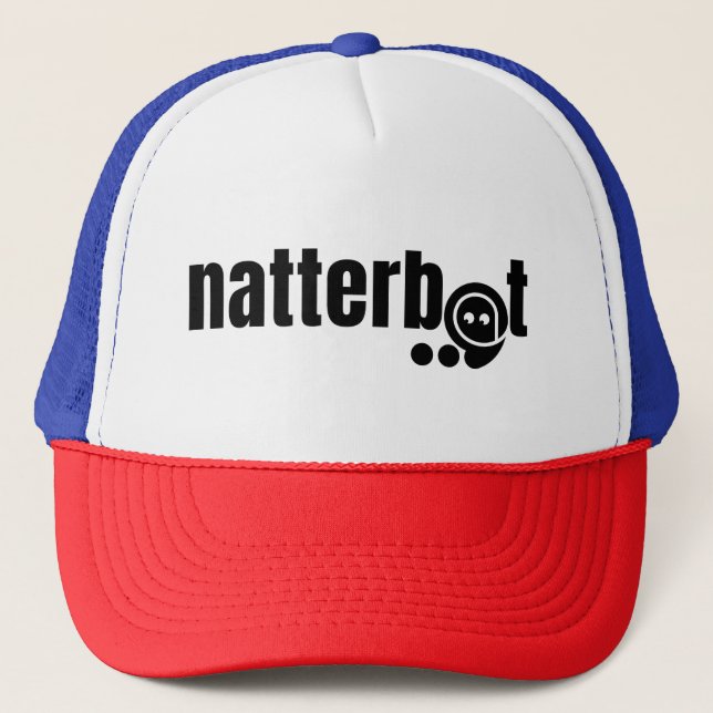 Casquette Amusant Natterbot de l'interface humaine (Devant)