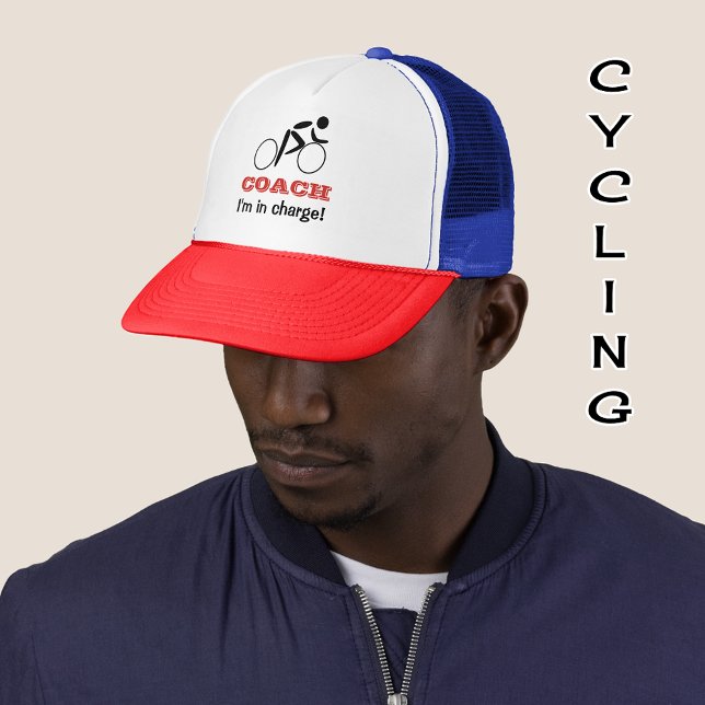 Casquette Amusant vélo coach nom personnalisé (Créateur téléchargé)