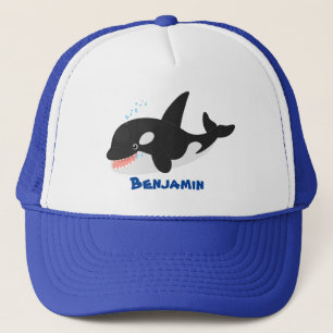 Casquette Amusante baleine orque mignonne dessin animé