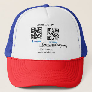 Casquette Analyser pour payer q r code paypal venmo ajouter