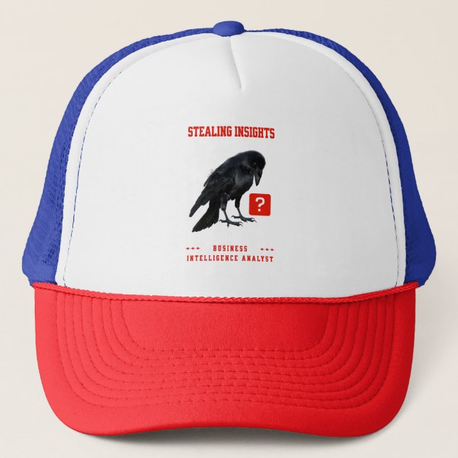 Casquette Analyste en intelligence d'affaires Crow (Devant)