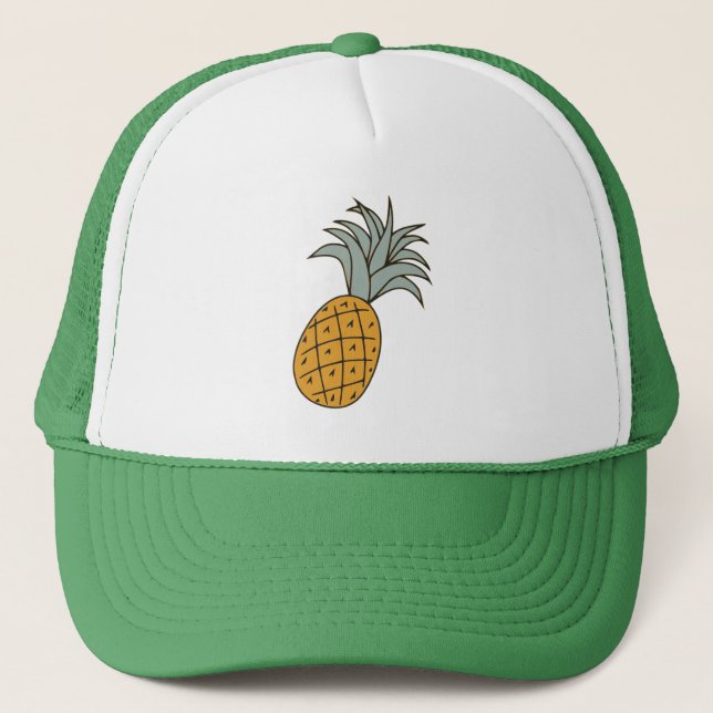 Casquette Ananas cool amusant (Devant)