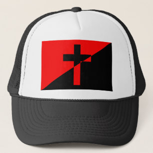 Casquette Anarchie chrétienne Anarchie Drapeau chrétien