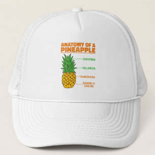 Casquette Anatomie D'Un Ananas Amateurs Vacances Cool De Fam