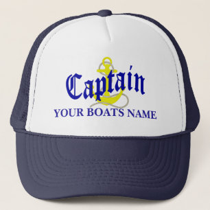 Casquette Ancrage des capitaines de bateau