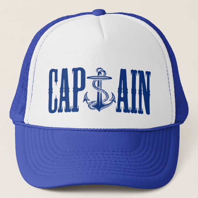 Casquette Ancre Ain Capitaine Casquette'Ain (Devant)