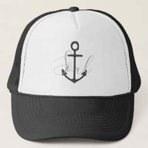 Casquette Ancre nautique + gris SOUL