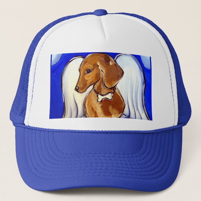 Casquette ange dachshund (Devant)