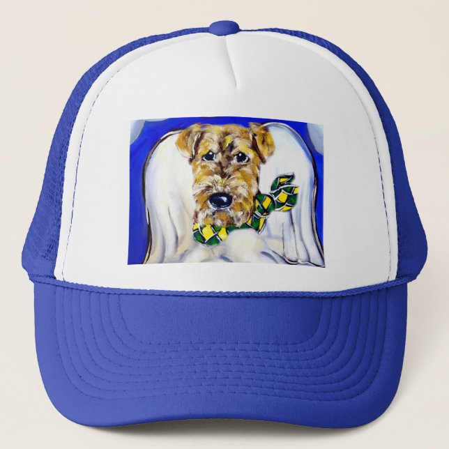 Casquette Ange de Airedale Terrier (Devant)