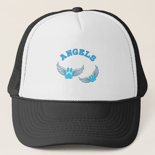 Casquette Angel Pis Animaux En Bleu (Devant)