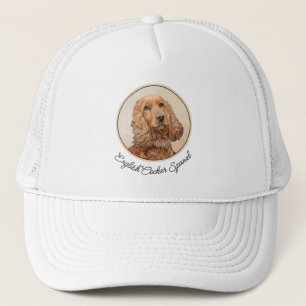 Casquette Anglais Cocker Peinture Espagnole - Art Chien orig