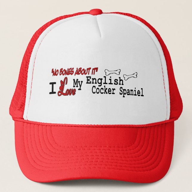 Casquette Anglais Cocker Spaniel Cadeaux (Devant)