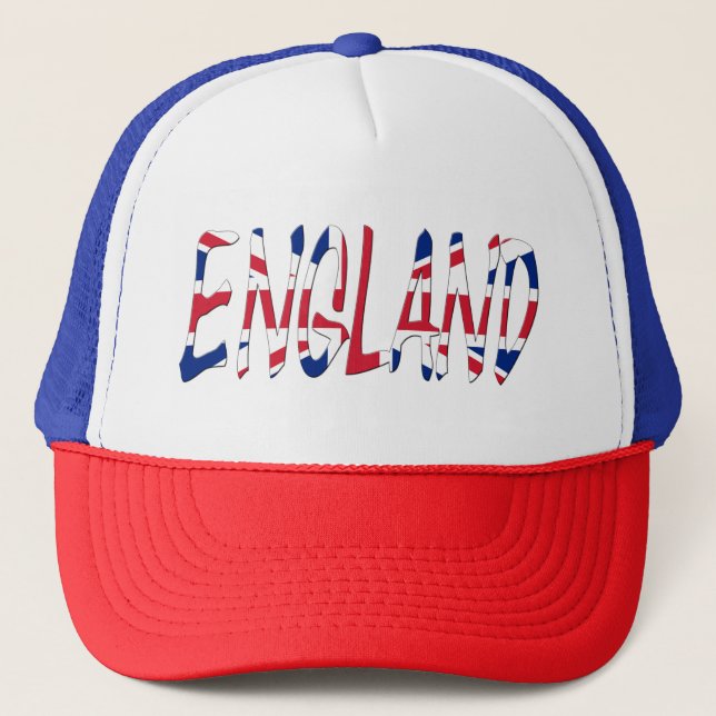 Casquette Angleterre superposée sur Union Jack Flag thcn (Devant)
