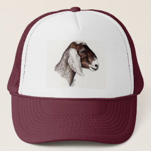 Casquette animal d'art "de chèvre de Nubian"