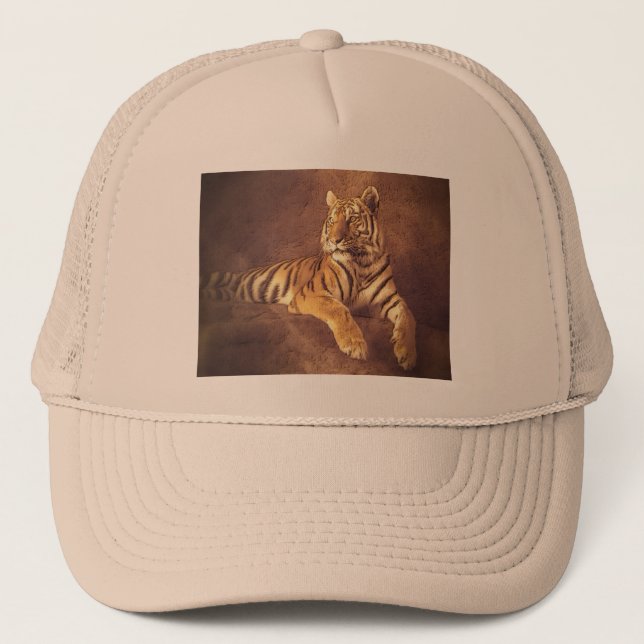 Casquette Animal de tigre (Devant)