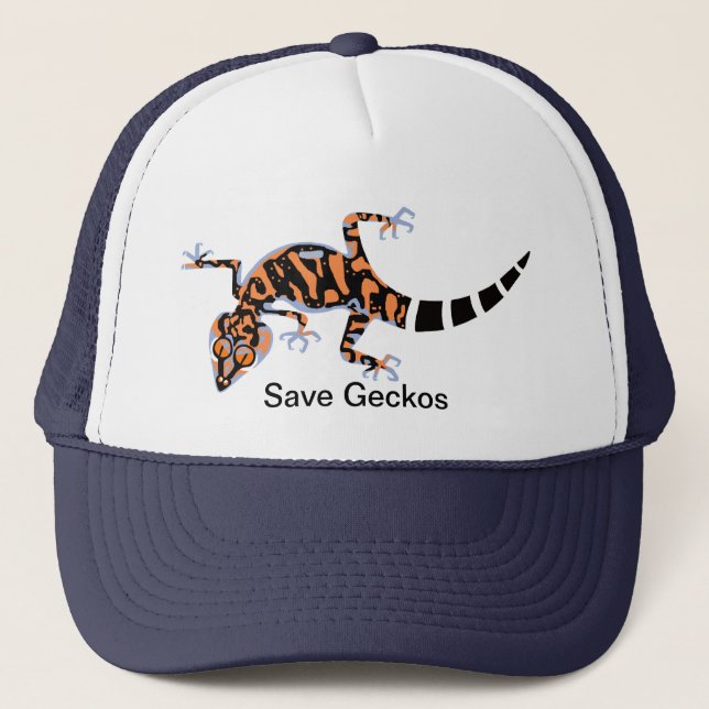 Casquette Animal en voie de disparition - Cool Save GECKOS - (Devant)