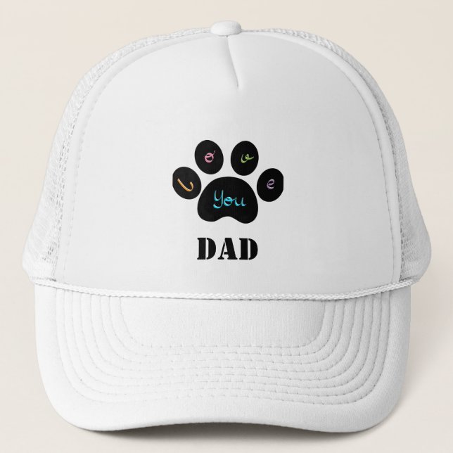 Casquette Animal Paw Aimez vous DAD Chien Chat 🐾 Cool (Devant)