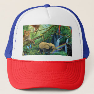 Casquette Animals living together throw pillow