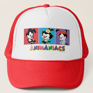 Casquette Animaniacs Graphique de panneau Yakko, Dot et Wa