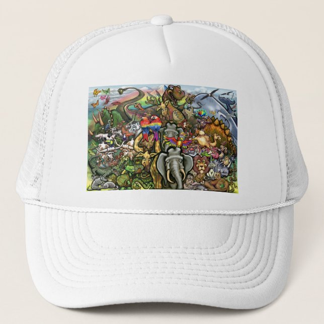 Casquette Animaux grands et petits (Devant)