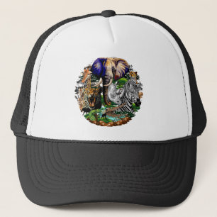 Casquette Animaux sauvages de la Savane africaine