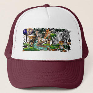 Casquette Animaux sauvages de la Savane africaine