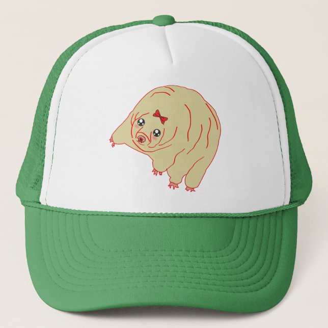 Casquette Anime mignon d'ours de l'eau Tardigrade (Devant)