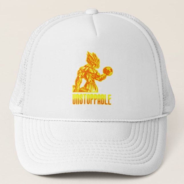 Casquette Anime Warrior - Bodybuilding and Motivation (Devant)