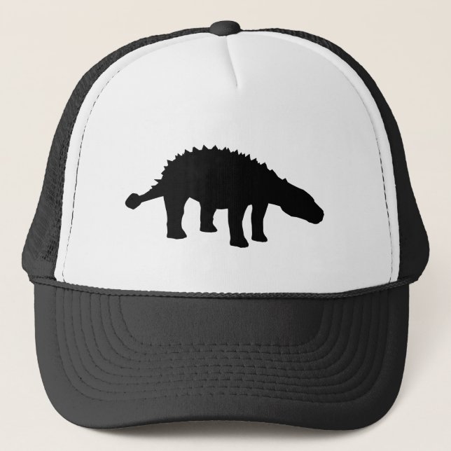 Casquette Ankylosaurus Dino Dinosaur Silhouette (Devant)