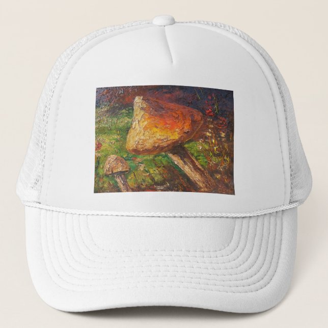 Casquette Ann Hayes Peinture Champignons (Devant)