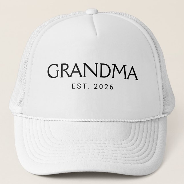 Casquette Année de création de grand-mère classique (Devant)