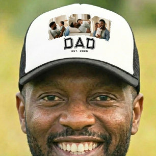 Casquette Année de création de papa 3 Photo Gras Chapeau Noi