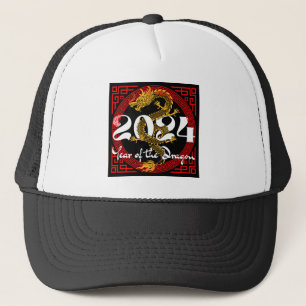 Casquette Année du Dragon 2024 zodiaque chinois