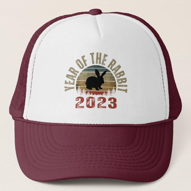 CASQUETTE ANNÉE DU LIÈVRE 2023  (Devant)