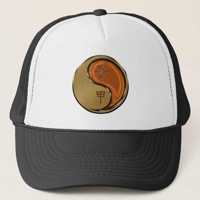 Casquette Année du Rat de Bois (Devant)