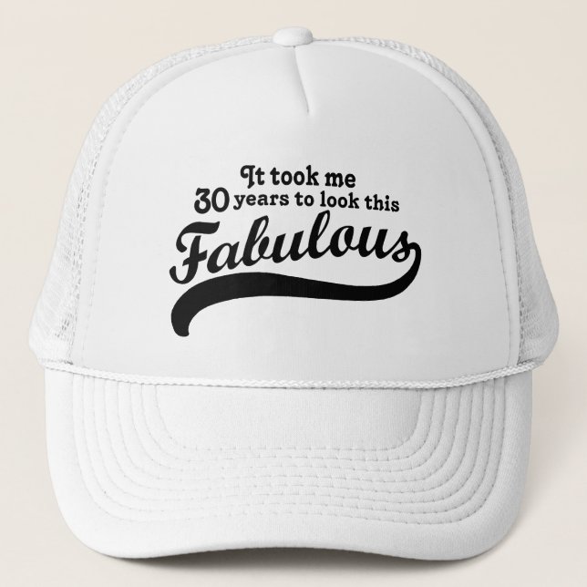 Casquette Anniversaire 30 ans (Devant)