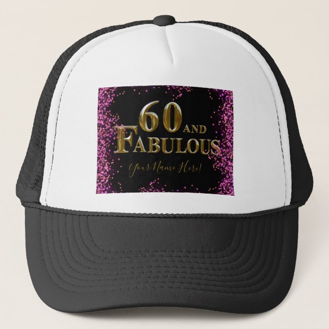 Casquette Anniversaire 60 ans (Devant)