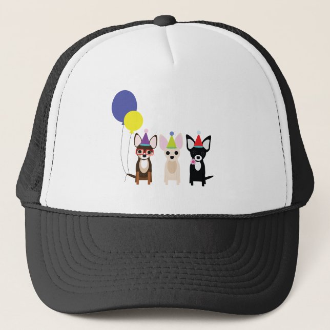 Casquette anniversaire-chihuahuas-stelieandco (Devant)