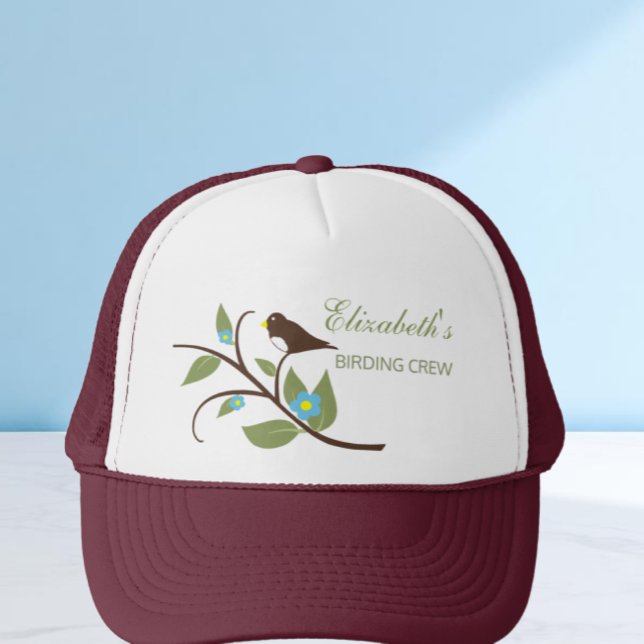 Casquette Anniversaire d'oiseau (Créateur téléchargé)