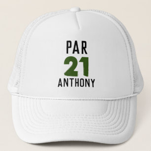 Casquette Anniversaire Golfer Funny 21e heureux Par