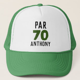 Casquette Anniversaire Golfer Funny 70e heureux papa Par