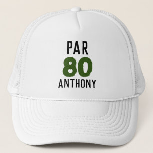 Casquette Anniversaire Golfer Funny 80e heureux papa Par