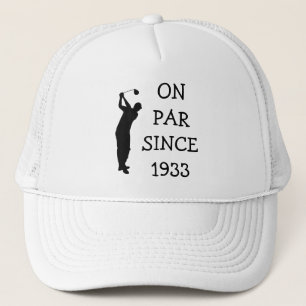 Casquette Anniversaire Golfer Funny 90e heureux papa Par