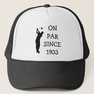 Casquette Anniversaire Golfer Funny 90e heureux papa Par