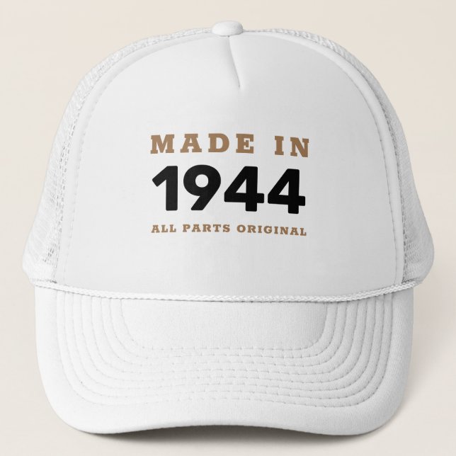 Casquette Anniversaire Important (Devant)