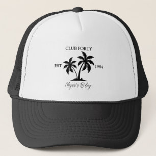 Casquette Anniversaire plage Enterrement de vie de jeune fil